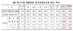 2월 中企경기 