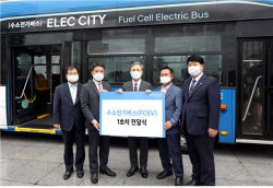 수소버스 대량 보급 시대 연다…400대 보급 시범사업 착수