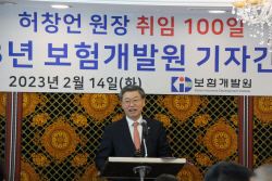 ‘취임 100일’ 허창언 보험개발원장 "디지털산업 전환 지원"