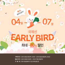 에어서울 ‘최대 80% 할인’ 국제선 얼리버드 이벤트