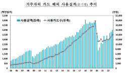 해외여행 재개에...작년 카드 해외사용액 18.9% 증가