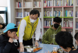 가스안전公, 지역 소외계층 무료급식 봉사활동 실시