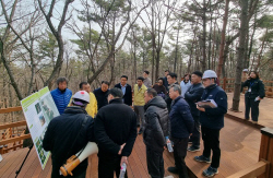 기장군의회, ‘장안 치유의 숲’ 조기 조성을 위한 현장점검