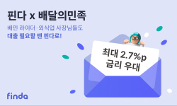 핀다·배민, 라이더·사장님 대출금리 최대 2.7%p 우대