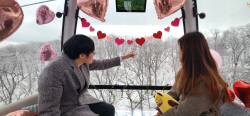 "가리왕산 케이블카 타고 화이트데이 추억을 남겨요"