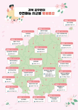 경북의 23개 벚꽃 명소, 시·군 공무원들이 소개해 눈길 끌어