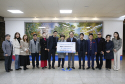 정장선 평택시장, "트로트 가수 진욱의 고향 사랑 기부...홍보에 큰 역할 기대"