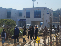 [포토]원주시산림조합, 나무시장 찾은 시민들로 활기 띠어