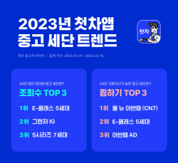 첫차 "중고차 하락세 기대, 준대형 세단으로 몰렸다"