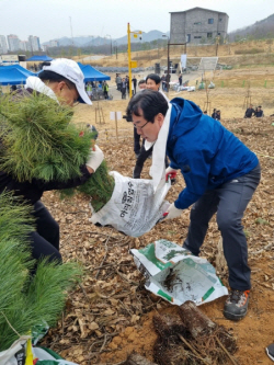 정명근 화성시장, "식목으로 화성시의 공기를 맑고 푸르게 해야!"