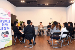 김동근 의정부시장 청년몰서 현장시장실 시즌3 시작