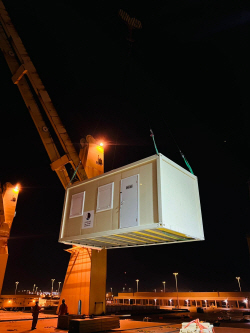 HMM, 튀르키예에 임시주택용 컨테이너 운송