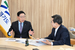 강수현 양주시장,김동연 경기지사와 양주시 현안사업 논의