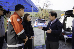 주광덕 남양주시장 예봉산 산불현장으로 출근