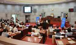 시흥시의회 청소년 모의의회 출발…민주과정 체험