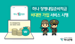 하나은행, ‘하나 장병내일준비적금’ 비대면 가입 서비스