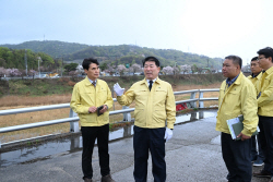 백경현 구리시장 방재시설 점검…기습폭우 대비