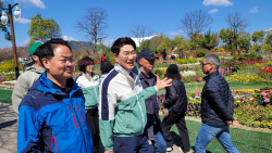 [포토]허영 의원, 순천만국가정원 박람회 현장 시찰