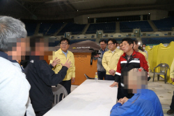강원도의회 의장단, 강릉 산불 발생 현장 방문