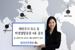 유안타증권, 해외주식 ELS 등 파생결합증권 4종 공모