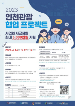인천시, 인천관광기업 협업 프로젝트 공모…최대 5000만원 지원