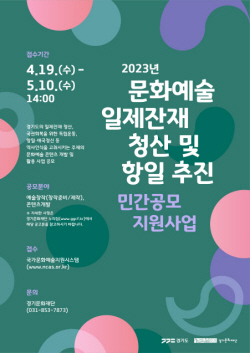 경기도-경기문화재단, ‘문화예술 일제잔재 청산 및 항일 추진 민간공모 지원사업’ 시행