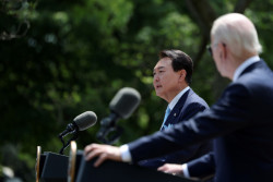 尹 "확장억제 강화로 북핵 국민우려 해소"…美, 韓 자체 핵보유·개발 거부