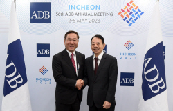 유정복 인천시장, ADB 총재만나 연차총회 성공개최 협력방안  집중 논의
