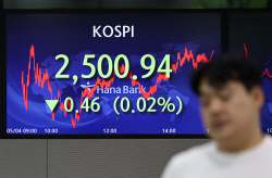 [종합주가지수] 코스피 2500 턱걸이...삼성바이오로직스·셀트리온 등 주가↑