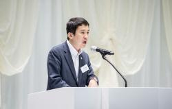 송바우나 안산시의장 안산상공대상 ‘시상-수상’