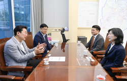 원강수 원주시장, 김정수 삼양식품 부회장과 상생방안 논의