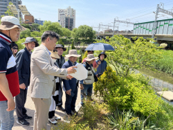 안양시의회 오산천-궐동천 답사…생태하천 연구