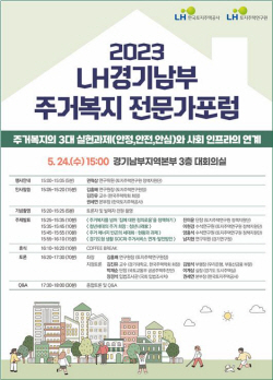 LH, ‘주거복지 3대 실현과 사회인프라 연계방안’ 세미나 개최