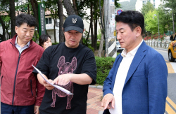 [포토뉴스] 의정부 현장출동, 김동근이 달려간다