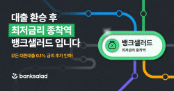 뱅크샐러드, 모든 대환대출 금리 0.1%p 추가 인하