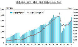 해외 여행·직구 늘어…1분기 카드 해외 사용 14.8%↑