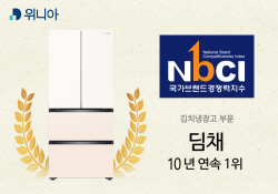위니아, NBCI 김치냉장고 부문 10년 연속 1위