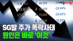 SG증권發 후폭풍, 주가 반의 반토막...원인?