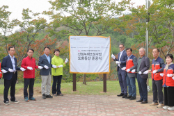 벤츠, 산불로 소실된 경북 울진군 ‘도화동산’ 복원