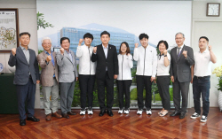 방세환 광주시장, "김승현·김태민·정선정 선수가 광주시민이란 사실이 자랑스럽다"