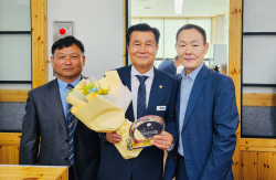 강필구 영광군의회 의장, 전남농아인협회로부터 감사패 받아