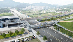 부산도시공사, 오시리아관광단지 보행육교 8월 개통