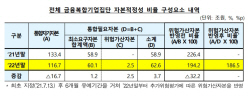 금융복합기업집단 작년 자본적정성 비율 186.5%…40%p↓