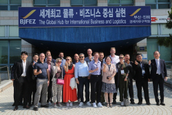 하이퍼루프 콘퍼런스 코리아 대표단, 부산진해경제자유구역청 방문