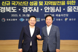 원희룡 장관-권기창 시장, 안동 국가산단 성공 조성 