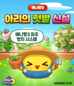위메이드플레이, ‘애니팡3’에 방치형 콘텐츠 첫 선