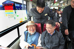 군위군, 대구시 시내버스 노선 개통 축하