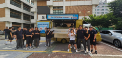 삼표그룹, 철도의 날 맞아 용산철도고교 간식차 지원