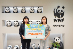 카카오게임즈 ‘프렌즈팝콘’, 기부금 3천만원 WWF에 전달