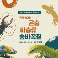 롯데百일산점, 곤충박물관 오픈…도슨트 해설로 상상력 키워요